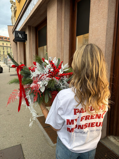 Christmas box bouquet