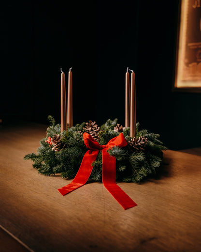 Rustic forest wreath
