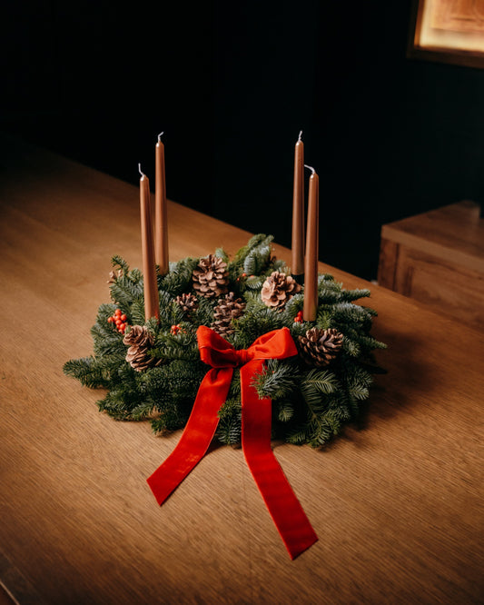 Rustic forest wreath